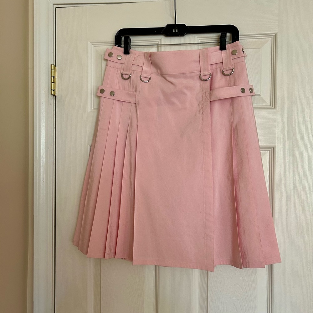Michael Kors Collection Blush Pink Pleated Skirt made in Italy (size 6)